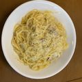 ☆えびれぴ☆'s cooksnap of when they made ☆牛乳•卵でまぜるだけ簡単カルボナーラ☆.
