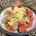 料理男子部🍻's cooksnap of when they made ベーコンとトマトのふんわり卵.
