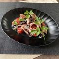 ゆみクローバー's cooksnap of when they made 61℃ いかとトマトの白ワイン蒸し.