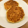 うさまる．'s cooksnap of when they made ひよこ豆粉と玉ねぎのパンケーキ.