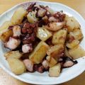 まきお83's cooksnap of when they made たことじゃがいものガーリックバター炒め.