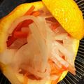 黒めんぼう's cooksnap of when they made 我が家のおせち*柚子なます.