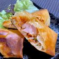☆あいちゃん's cooksnap of when they made ♡おつまみにも！キムチ～ズウィンナー春巻.