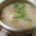 ねこはがき's cooksnap of when they made なめこと豆富・油揚げの味噌汁.
