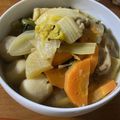 クック4JRYB3☆'s cooksnap of when they made 具だくさん！あったかおうどん.