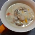 ちくぞーの妻's cooksnap of when they made 野菜たっぷり　牡蠣のチャウダー.