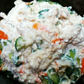 vvきょんvv's cooksnap of when they made ニンジンと胡瓜のごま風味白和え.