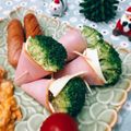 Satoco❋'s cooksnap of when they made 〖ブロッコリーのハムチーズ巻き〗.