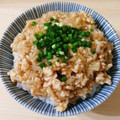 ほろぴ's cooksnap of when they made 鶏ひき肉とエノキの節約丼♪.