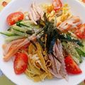 umi☆neco's cooksnap of when they made 究極のたれで作る☆冷やし中華☆.