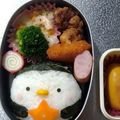 ぱんぽん's cooksnap of when they made ＊キャラ弁＊簡単★まんまるペンギンちゃん.