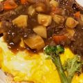 ♡37♡'s cooksnap of when they made ビーフシチューで☆ご馳走オムライス.