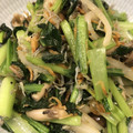 こずっきー's cooksnap of when they made 小松菜とちりめんじゃこ・あみえび炒め.