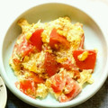 ぽんきちっちーず's cooksnap of when they made ふわふわたまごとトマトのマヨ炒め.