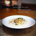 inyako's cooksnap of when they made 白菜とベーコンの♡ミルク鍋♡.