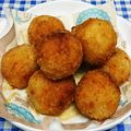 ととろ＆めい's cooksnap of when they made ★ミートソースで簡単ライスコロッケ★.