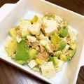 いまなつ28's cooksnap of when they made 水菜とアボカドのさっぱり☆ツナ豆腐サラダ.