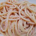 hanieni's cooksnap of when they made 我が家の簡単！たっぷり明太子スパゲティー.