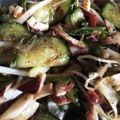 kisr1010's cooksnap of when they made ピリ辛！葱とイカの旨味サラダ。.