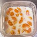 mmrmzk's cooksnap of when they made 濃厚♡みかん入り牛乳寒天.