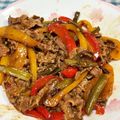 moeyue's cooksnap of when they made 定食屋の味☆牛肉ピーマン.