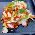 まっちゃ小豆's cooksnap of when they made ホットプレートで簡単！ピザポテト♪.