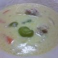 Yuminmama's cooksnap of when they made 空豆のグリーンシチュー(おかずシチュー).