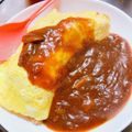 みみだんぼ。's cooksnap of when they made ビーフシチューリメイク‼デミ風オムライス.