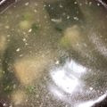 Comodarc's cooksnap of when they made 超簡単！本格的焼肉屋のわかめスープ.