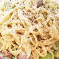 ハナ坊☆'s cooksnap of when they made 子供のリクで☆アボカドのクリーミーパスタ.