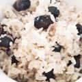 ハナ坊☆'s cooksnap of when they made たっぷり煎って香ばしい♪黒豆ご飯おこわ風.
