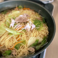 Sac’HiNa's cooksnap of when they made ひき肉を使った味噌バター煮込みラーメン.