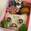 みーみのまんま's cooksnap of when they made 鬼滅の刃 伊之助 簡単 キャラ弁.