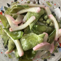 ローゼリィ's cooksnap of when they made 絹さやと竹輪の味噌マヨ和え.