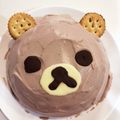★ひじりん★'s cooksnap of when they made ☆リラックマ・フェイス☆のキャラケーキ.