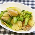 youtapapa's cooksnap of when they made フライパンでこんがりハーブチキン.