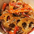 るる＊。's cooksnap of when they made シャキシャキ！れんこんのきんぴら.