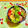 komutatata's cooksnap of when they made お弁当に「カニカマコーンのチーマヨ焼き」.