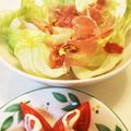 クックE662AA☆'s cooksnap of when they made 野菜嫌いもOKなレタスの生ハムサラダ.