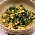 バズッティ♬'s cooksnap of when they made かぶの葉の消費に！油揚げ、じゃこの炒め物.