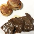 りんりんのん's cooksnap of when they made 牛サイコロステーキ☆ワサビ醤油バター焼き.