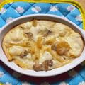リラックマ鉄子's cooksnap of when they made 海老とブロッコリーのマカロニグラタン.