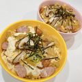 ゆにこーん☆'s cooksnap of when they made お魚ソーセージ丼、無しで玉子丼.