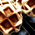 スコール☆'s cooksnap of when they made 30分で完成？不思議パンの基本のワッフル.
