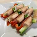 ちょこ＊choco's cooksnap of when they made 生ハム巻き巻きサラダ☆.