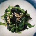 おかすんよ's cooksnap of when they made 青菜（春菊）の磯辺和え.