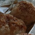 ヨシヨッシー's cooksnap of when they made 醤油味の焼きおにぎり.
