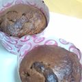530ごはん's cooksnap of when they made おいしいチョコバナナマフィン♪.