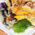 るる＊。's cooksnap of when they made 秋野菜の天ぷら.