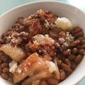 amipoko's cooksnap of when they made ダブルチーズで納豆丼.